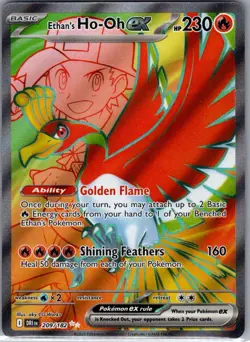 Ethan's Ho-Oh ex 209/182 SV10: Destined Rivals - Pokemon Card - NM - Image 1
