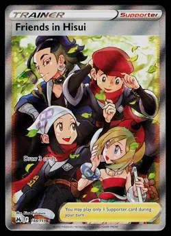 Pokemon Card - Friends in Hisui Crown Zenith 148/159 Ultra Rare - Image 1