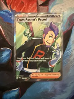 Pokemon TCG Team Rockets Petrel 226/182 SV Destined Rivals Ultra Rare Full Art - Image 1