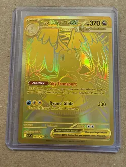 Mega Dragonite Ex 295/217 Me03: Ascended Heroes GOLD Mega Ultra Rare POKEMON - Image 1