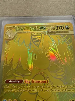 Mega Dragonite Ex 295/217 Me03: Ascended Heroes GOLD Mega Ultra Rare POKEMON - Image 3