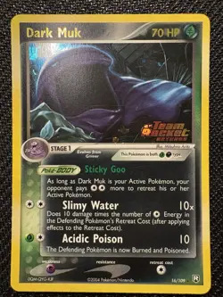 Pokemon TCG Dark Muk EX Team Rocket Returns Reverse Holo Stamped 16/109 - Image 1