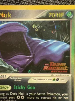 Pokemon TCG Dark Muk EX Team Rocket Returns Reverse Holo Stamped 16/109 - Image 2