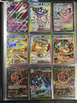 Pokemon Binder Collection Lot (Prismatic SIRS, Pokeballs, Art Rares, Full Arts) - Image 1