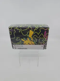 PIKACHU NEON CHARGE (Pokemon Center Exclusive) Double Deck Box New Sealed HM2-1 - Image 1