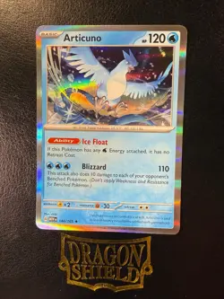 Holo Articuno 144/165 Rare Scarlet and Violet 151 Pokemon TCG Near Mint - Image 1