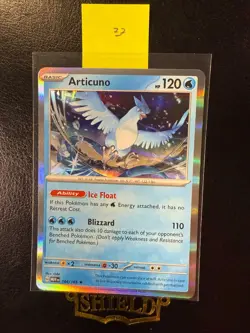 Holo Articuno 144/165 Rare Scarlet and Violet 151 Pokemon TCG Near Mint - Image 3
