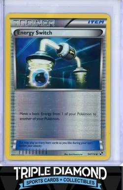 2011 Pokemon Black and White #94/114 Energy Switch Reverse Holo F680 - Image 1