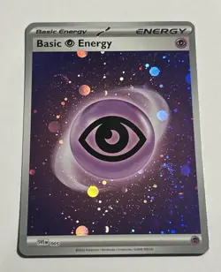 Basic Psychic Energy 005 HD Error Cosmos Holo SWIRL Pokemon 151 - M/NM - Image 1