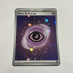 Basic Psychic Energy 005 HD Error Cosmos Holo SWIRL Pokemon 151 - M/NM - Image 2