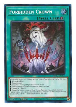 YUGIOH Burst Protocol FORBIDDEN CROWN BPRO-EN067 Secret Rare Yu-Gi-Oh! - Image 1