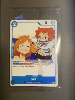 Nami Girl P-096 One Piece Prerelease Participation Fan Letter Promo English Card - Image 1