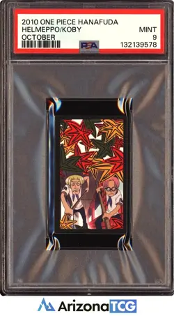 One Piece 2010 Helmeppo/Koby October One Piece Hanafuda PSA 9 - Image 1