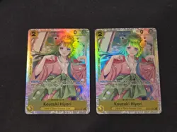 2x Kouzuki Hiyori OP06-106 Super Rare One Piece English TCG - Image 1