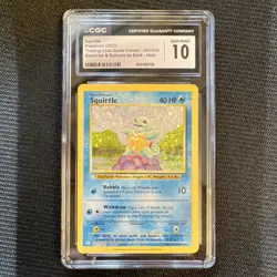Pokemon Squirtle 001/034 Holo Trading Card Game Classic CGC 10 English 2023 - Image 1