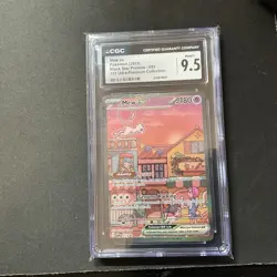 CGC 9.5 MINT+ Mew Ex SVP053 ALTERNATE ART HOLO 151 UPC PROMO Pokemon Card - Image 1