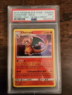 Pokemon TCG Charizard SM226 Black Star Promo Holo Card PSA9 - Image 1