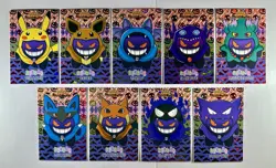 Pokemon Halloween 9-Card Gengar Costume Full Set - Pikachu, Charizard, Eevee - Image 1