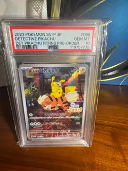 PSA 10 Detective Pikachu - 098/SV-P 098/SV-P Sv-P Promotional Cards Holo (JPN) - Image 1