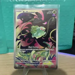 Pokemon TCG Mega Evolution Bulbasaur Card 133/132 Illustration Rare - Image 1