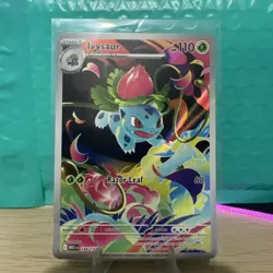 Pokemon TCG Ivysaur 134/132 - English Mega Evolution IR Illustration Rare Card - Image 1