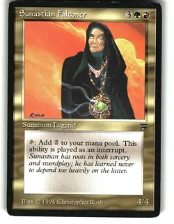 Magic the Gathering - Legends Sunastian Falconer 1994 Uncommon - Image 1