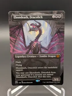 Ebondeath, Dracolich (Borderless) Adventures in the Forgotten Realms Regular - Image 1