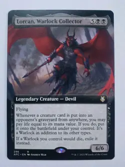 Lorcan, Warlock Collector (Extended Art) Adventures in the Forgotten Realms NM - Image 1