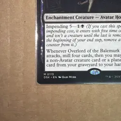 Overlord of the Balemurk MTG Duskmourn: House of Horror 0113 NM - Image 2