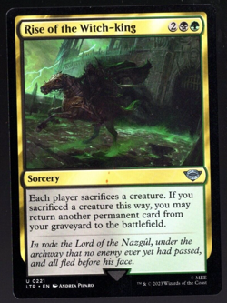 Rise of the Witch-King 0221 Uncommon Non Foil Lord of the Rings MTG Near Mint - Image 1