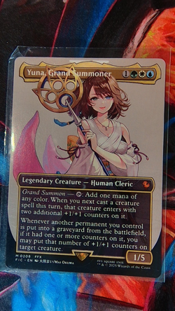 Yuna, Grand Summoner (Borderless) Commander: Final Fantasy Regular - Image 1