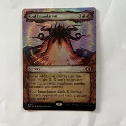 MTG Lorwyn Eclipsed - ECL 321 Soul Immolation (Showcase) - Mythic Foil - Image 1