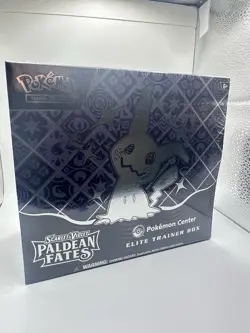 Pokemon: Scarlet & Violet Paldean Fates Pokemon Center Elite Trainer Box MINT 💎 - Image 1