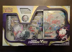Pokemon Hisuian Zoroark VSTAR Premium Collection Box New Sealed - Image 1