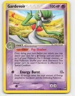 2007 Pokemon, Power Keepers, #9/108 Gardevoir, Rare, Deck Exclusive - Image 1