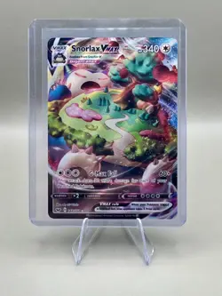Pokemon Snorlax VMAX Full Art Ultra Rare Holo 142/202 Swsh01: Sword & Shield - Image 1