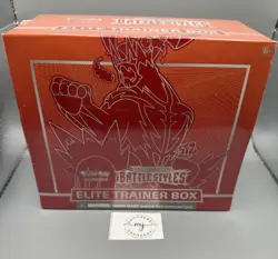 POKEMON ELITE TRAINER BOX ETB BATTLE STYLES RED NEW SEALED - Image 1