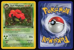 Dark Vileplume 13/82 Rare Team Rocket Holo 1st Edition Pokemon - Image 3