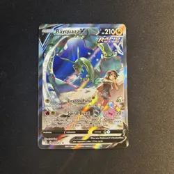Pokemon TCG Rayquaza V 194/203 Evolving Skies Rare Sword & Shield Alt Art Holo - Image 1