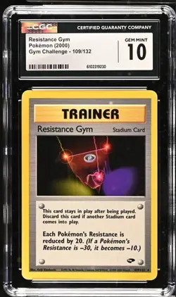 Pokemon Resistance Gym 2000 Gym Challenge 109/132 CGC 10 - Image 1
