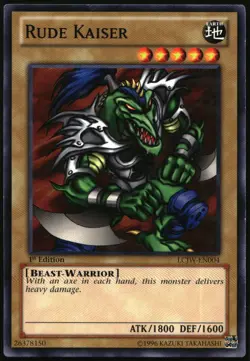 Yu-Gi-Oh! - Legendary Collection 4: Mega-Pack Rude Kaiser 2013 LCJW-EN004 1st Ed - Image 1