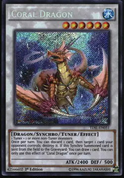 Yu-Gi-Oh! - The Dark Illusion Coral Dragon 2016 TDIL-EN051 1st Edition - Image 1