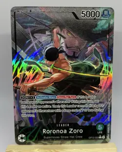 Roronoa Zoro (020) (Alternate Art) OP12-020 Legacy of the Master Foil - Image 1