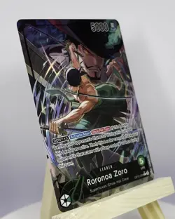 Roronoa Zoro (020) (Alternate Art) OP12-020 Legacy of the Master Foil - Image 2