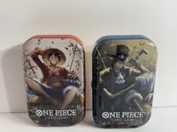 One Piece Tin Pack Vol 2 Set of 2 | TS-02 OP-13 | Sealed Bandai NEW IN HAND 🔥 - Image 1