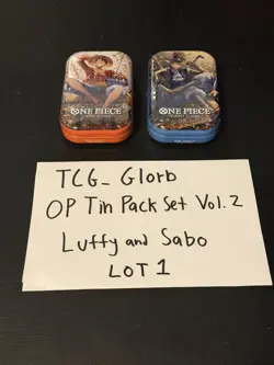 One Piece Tin Pack Set Vol. 2 Luffy & Sabo [LOT 1] - Image 1