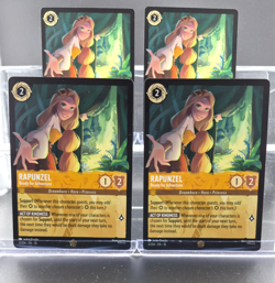Disney Lorcana Rapunzel - Ready for Adventure 3/204 Whispers in the Well 4 Cards - Image 1