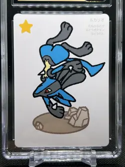 🔥CGC PRISTINE 10🔥LUCARIO POKEMON TARUKA PLAYING CARDS JAPANESE PICTURE CARD - Image 2