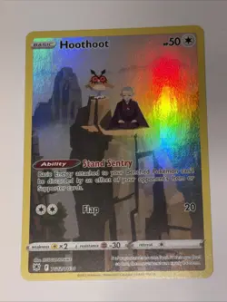 Hoothoot & Sage TG12/TG30 Astral Radiance NM Ultra Rare Pokemon Card 1729 - Image 1