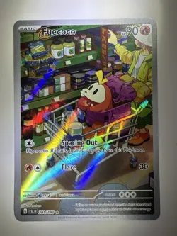 Pokemon TCG Fuecoco Full Art Holo Card Paldea Evolved Illustration, Rare 201/193 - Image 1